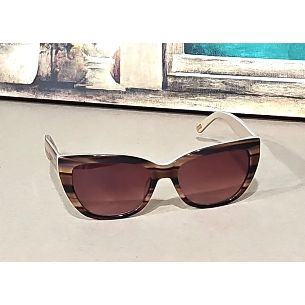 TED BAKER B693 Women's‎ Sunglasses Brown Cat Eye Frames 56-18-140